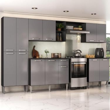 Imagem de Armário Cozinha Modulada Completa 298cm Pequim Top Multimóveis MP3768