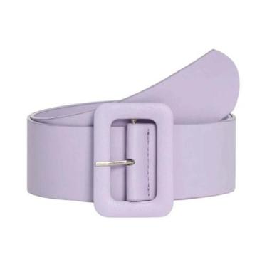 Imagem de Cinto Feminino Largo De Couro PU, Moda Simples E Luxuosa, Preto E Rosa