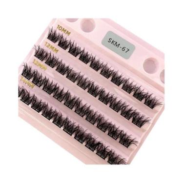 Imagem de Extensões De Cílios 3D Naturais De Visón E Raposa, Cachos Individuais 