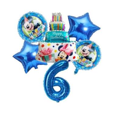 Imagem de Conjunto De Balões Mickey E Minnie Para Decoração De Festa De Aniversá
