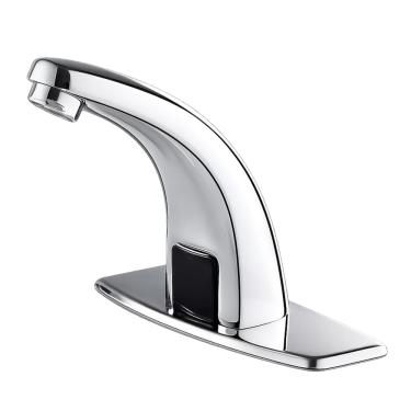 Imagem de Torneira Banheiro Automática Com Sensor De Presença Cromado Prateado Cromado 127/220v