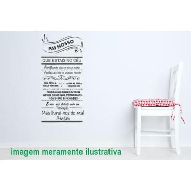 Imagem de Adesivo de Parede Pai Nosso Mod02 Medida:39 x 83 cm - Lojinha da Luc A