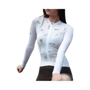 Imagem de Camisas De Ciclismo Femininas De Manga Longa Para Corridas De Verão - 