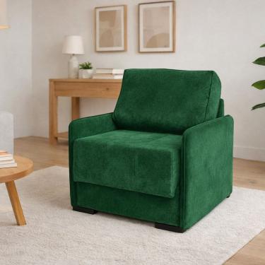 Imagem de Sofá Cama Solteiro 100cm Isis Verde