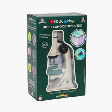 Imagem de Microscópio Infantil 1200x Kit Ciência Com Led - POLILAB