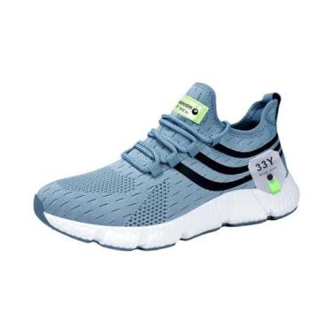 Imagem de Tênis Masculinos Respiráveis Em Malha Confortáveis Para Uso Casual Ao 