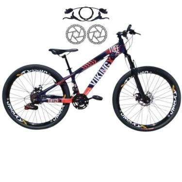 Imagem de Bicicleta Aro 26 Vikingx Tuff 25 Cambio Importado 24 Velocidades Rodas
