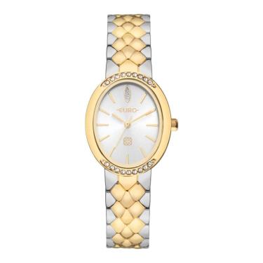 Imagem de Relógio Euro Feminino Ref: Eu2035zdg/4k Bracelete Oval Bicolor