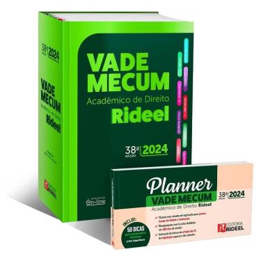 Imagem de Vade Mecum Academico De Direito Rideel 38ª Edicao - 2024 + Planner De Estudos
