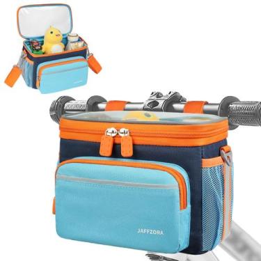Imagem de Cesta de bicicleta Jaffzora Kids Handlebar Bag azul