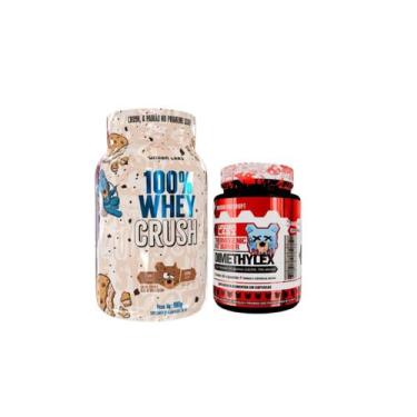 Imagem de Kit Dimethylex 60 caps + 100% Whey Crush 900g - Under Labz, Cookies e 