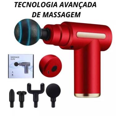 Imagem de Massageador Muscular Elétrico Potente Alta Frequência Alívio Massagem 