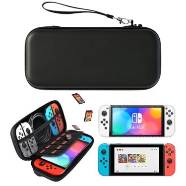 Imagem de Case de Proteção para Nintendo Switch, Estojo de Viagem com Compartimentos (preto)