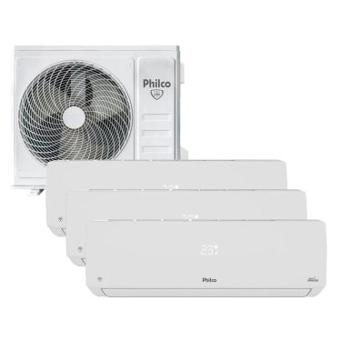 Imagem de Ar Condicionado Tri Split Inverter Philco 3x12000 BTU/h Quente e Frio PAC32QV - 220 Volts