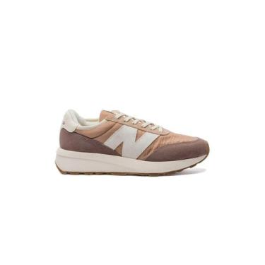 Imagem de Tênis Feminino New Balance 370 Bege/Marrom, 38