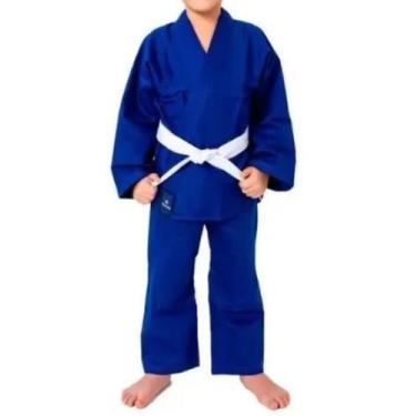 Imagem de Kimono Torah Kinder Flex Infantil Judo JiuJitsu, Azul, M00