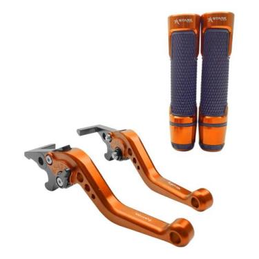 Imagem de Manete Esportiva Manopla X-max 250 X-max Xmax - Stark Race, Laranja