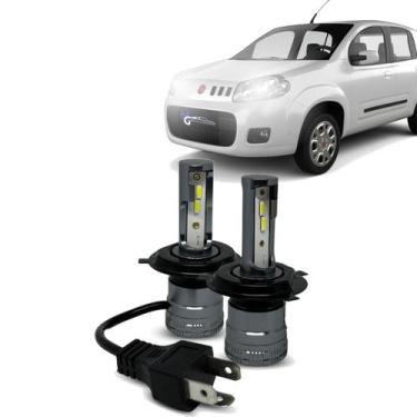 Imagem de Kit Par Super Led Mini Rayx Uno 11 À 14 Farol Alto Baixo e Milha