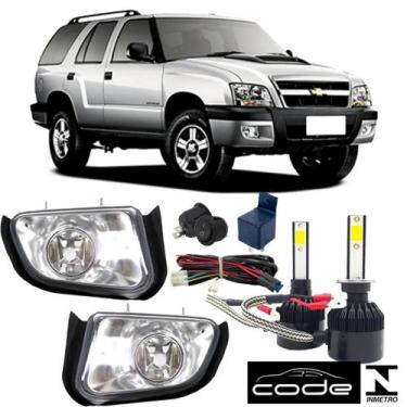 Imagem de Kit farol aux chevrolet blazer pitbull 2001 a 2011 super led - AI