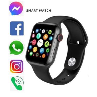 Imagem de Smartwatch Digital S11 Serie 9 NFC Troca Foto Faz Recebe Ligação