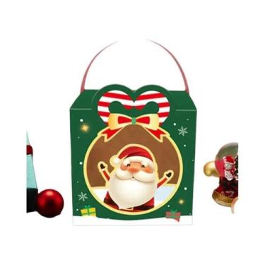 Imagem de Caixa De Doces Para a Véspera De Natal Com 5 Peças, Caixa De Presente 