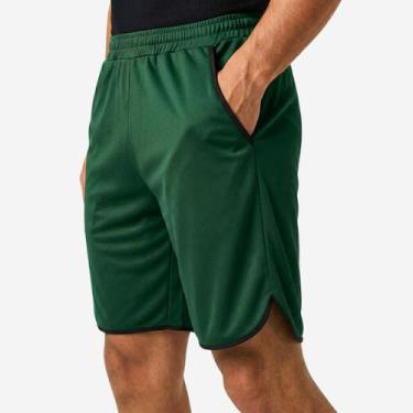 Imagem de Bermuda Esportiva Masculina Shorts Fitness Academia com Bolsos Laterai