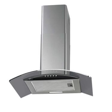 Imagem de Coifa de Parede Fischer Fit 60cm Vidro 28017 Inox com Exaustor e Depurador Inox 220V