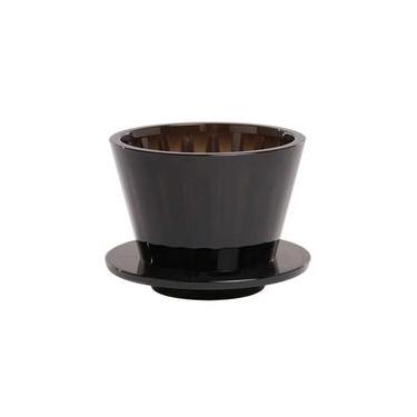 Imagem de Coador Timemore Crystal Eye B75 Ambar Acrílico Preto Tamanho 01