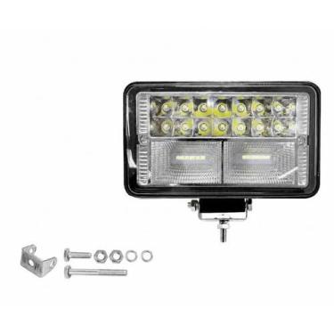 Imagem de Farol Auxiliar Milha Led 114w Bivolt Carro Trator Trilha Branco - It-B