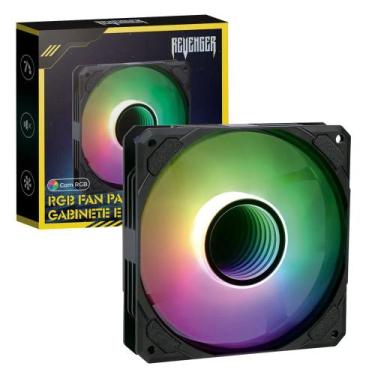 Imagem de Cooler Fan ARGB Ventoinha para Gabinete Espelho Infinito PC Gamer Desk