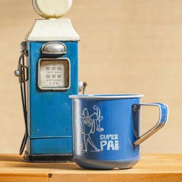 Imagem de Caneca Aço Esmaltado Pai Especial 400ml 8,5x8cm - Bene Casa