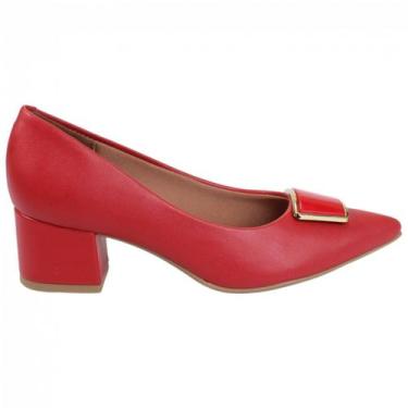 Imagem de Sapato Scarpin Vizzano 1220364, Vermelho, 36