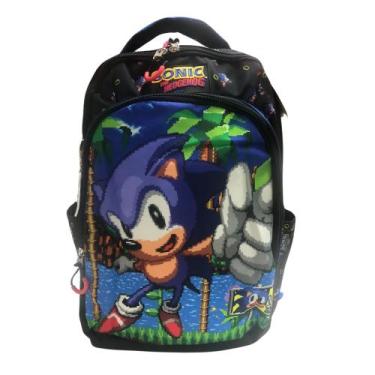Imagem de Mochila Escolar Sonic - Luxcel - 6931759248006