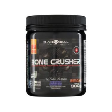 Imagem de Pré-Treino Black Skull By Cedric McMillan Bone  - Crusher 300g Uva