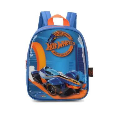 Imagem de Mini Mochila Creche Escolar Infantil Hot Wheels - Luxcel - 69317592314