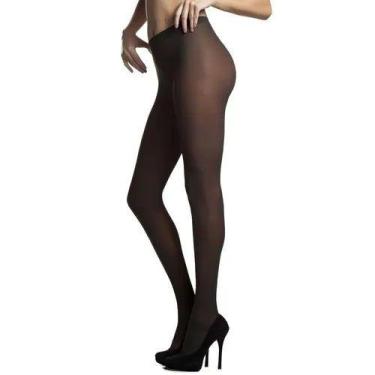 Imagem de Meia Calça Fio 80 Opaca Atributo Trifil, P, Marrom escuro
