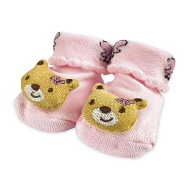Imagem de Meia Pantufa 3D Antiderrapante Infantil Divertida Para Bebê Tamanho Ún