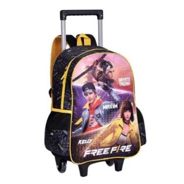 Imagem de Mochila De Rodinhas G Infantil Escolar Free Fire - CLIO STYLE