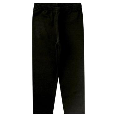 Imagem de Calca Infantil Masculino Moletom Preto DDK 4 ao 10, Preto, 10