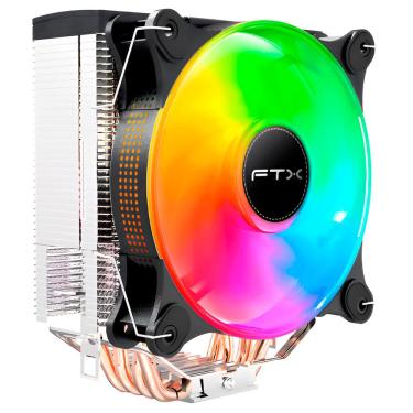 Imagem de Cooler para Processador FTX FTXCC-421P ARGB 120mm Alto Desempenho Preto