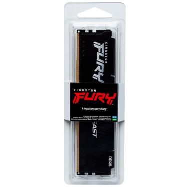 Imagem de Memória Ram Fury Beast Ddr5 32gb 6000mhz Kf560c36bbe2-32 Preto Kingston para Alto Desempenho