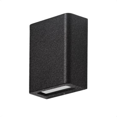 Imagem de Arandela Fussen 1 Facho Parede 10x13cm 15W G9 Alumínio Preto Bivolt Blumenau Iluminação
