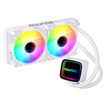 Imagem de Water Cooler Round5 Eurus White ARGB 240mm 7507