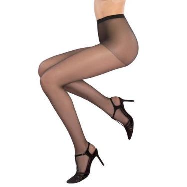 Imagem de Meia Calça Clássica Fio 15 Loba Lupo 5760-001, Preto, M
