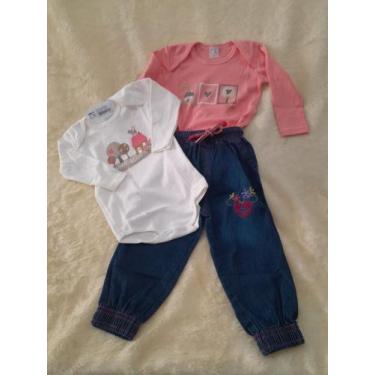 Imagem de conjunto de calça geans e 2 borys - universo baby