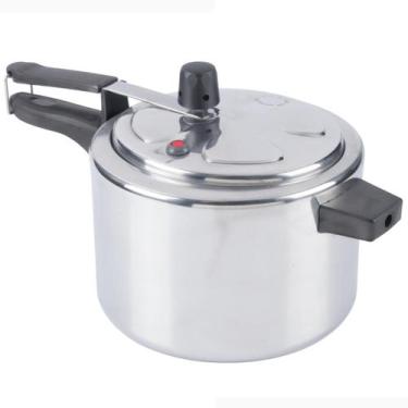 Imagem de Panela de Pressão Alumínio 4,5L Polida Alumínio Nacional - Aluminio Na