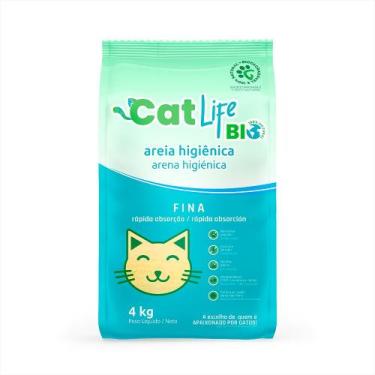 Imagem de Areia Higiênica Cat Life Grãos Finos Para Gatos 4kg