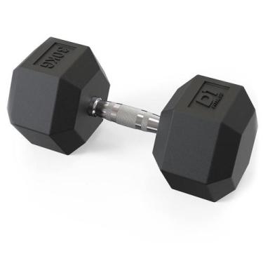 Imagem de Dumbbell Sextavado Emborrachado - 30kg - D1 Fitness