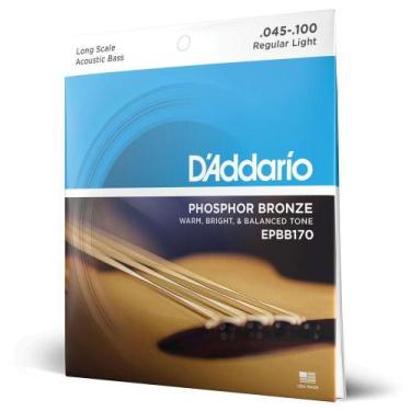 Imagem de Encordoamento Baixolão EPBB170 Phosphor Bronze 4 Cordas D'Addario