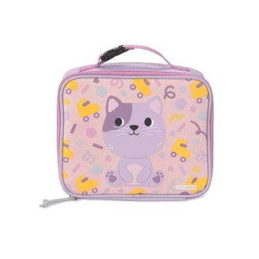 Imagem de Lancheira Térmica Skip Hop Clássica Besties Gatinha Rosa, Único, Rosa